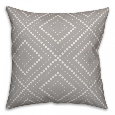 Dotted Diamond Pillow