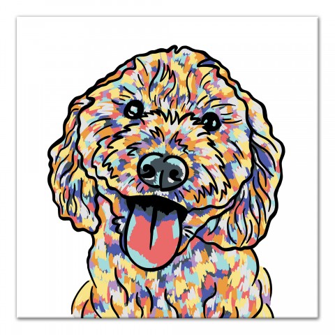 Watercolor Doodle Wall Art