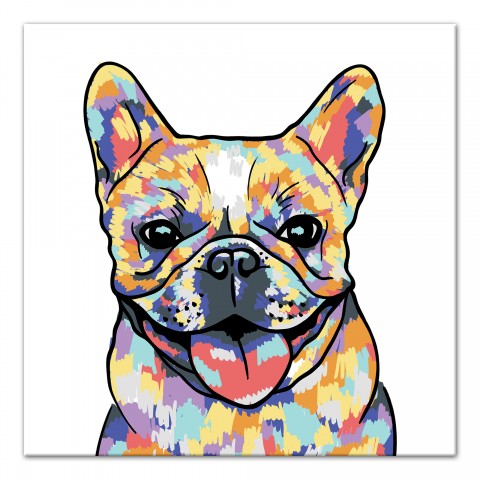Watercolor Frenchie Wall Art