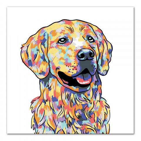 Watercolor Retriever Wall Art