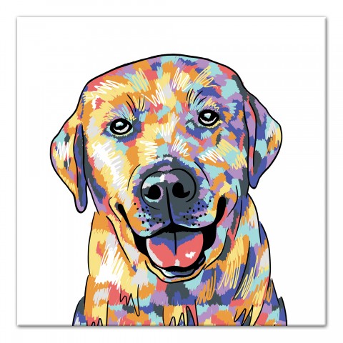 Watercolor Lab Wall Art
