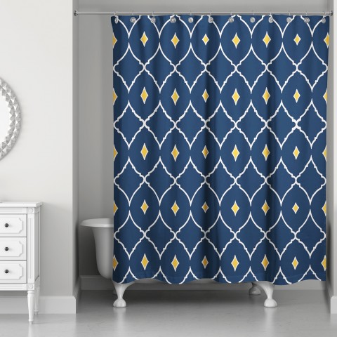 Diamond Shower Curtain