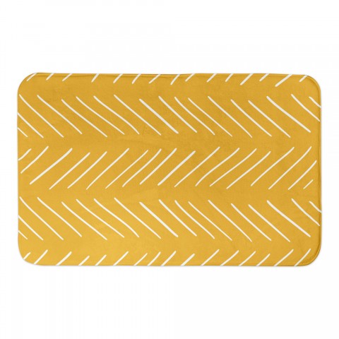 Modern Chevron Bath Mat