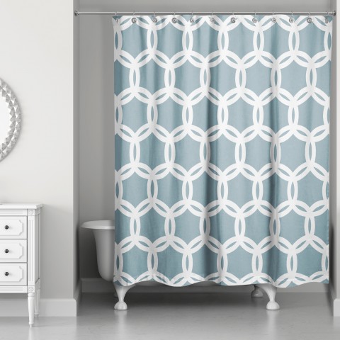 Lattice Shower Curtain