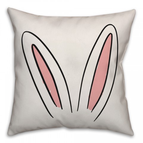 Reversible Bunny Ears and Tail Pillow