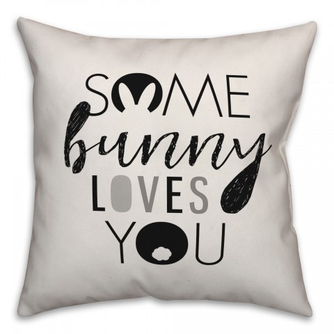 Some Bunny Loves You Pillow
