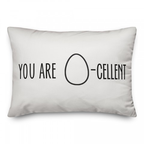 You are Egg-Celent Pillow