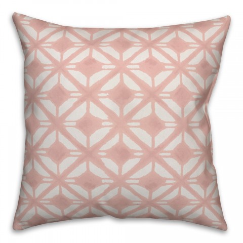 Abstract Watercolor Diamond Pillow
