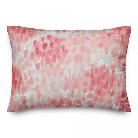 Watercolor Droplets Pillow