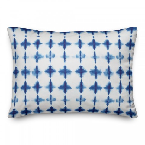 Watercolor Shibori Print 14x20 Spun Poly Pillow