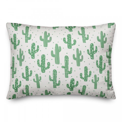 Cacti Print 14x20 Spun Poly Pillow