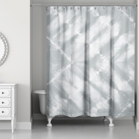 Shibori Pattern Shower Curtain