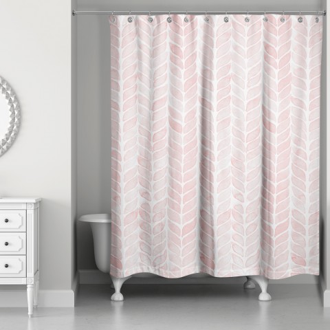 Blush Boho Pattern 71x74 Shower Curtain