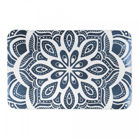 Blue Mandala 34x21 Bath Mat