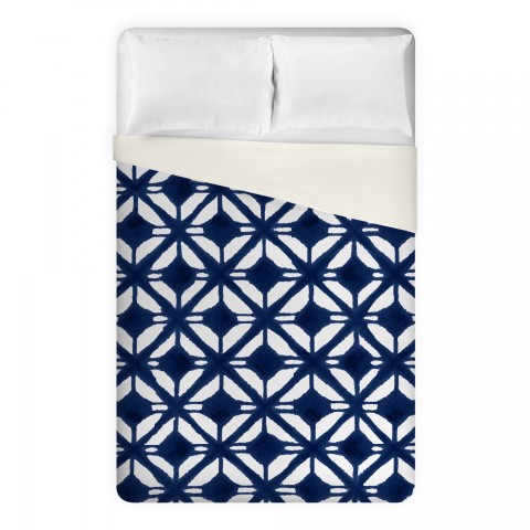Watercolor Diamond Brushed Poly Duvet
