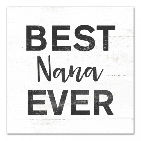 Best Grandma Ever Canvas Wall Art