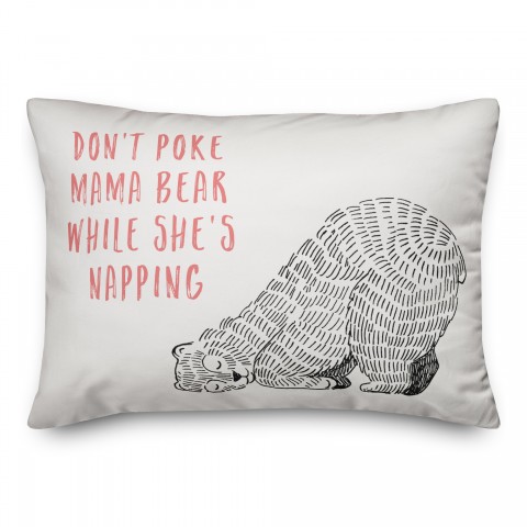 Don't Poke the Bear Pillow