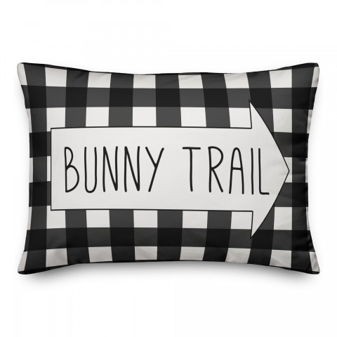 Buffalo Check Bunny Trail 14x20 Spun Poly Pillow