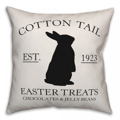 Cotton Tail Easter Treats Pillow