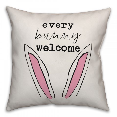 Every Bunny Welcome Pillow