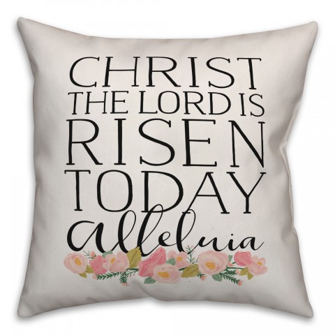 Christ the Lord is Risen Pillow