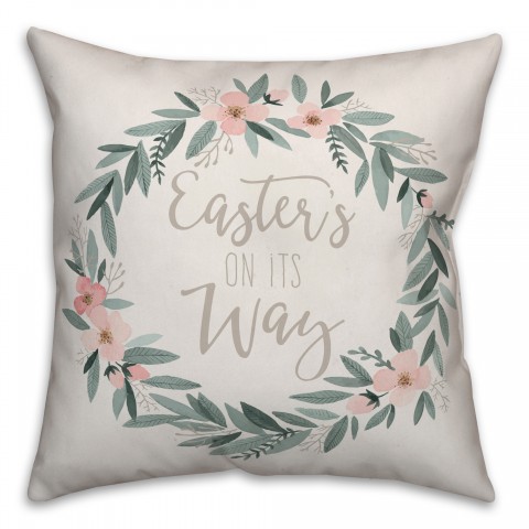 Easter's on its Way Pillow