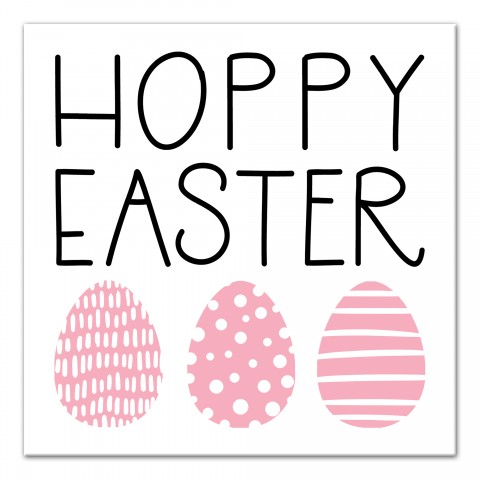 Hoppy Easter Eggs Wall Art