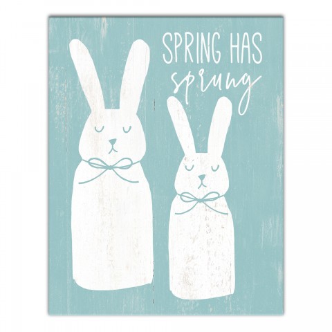 Teal Spring Has Sprung Wall Art