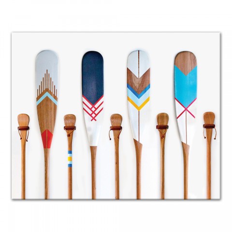 Nautical Oars 16x20 Canvas Wall Art