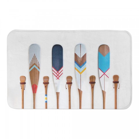 Nautical Oars 34x21 Bath Mat