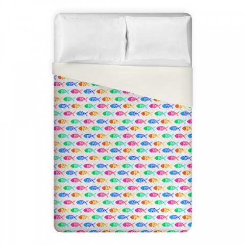 Colorful Fish Pattern Duvet