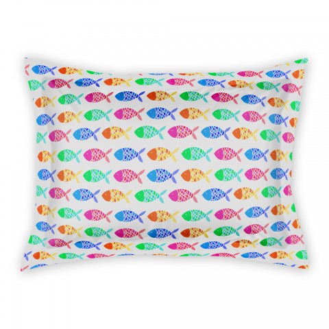 Colorful Fish Pattern Sham