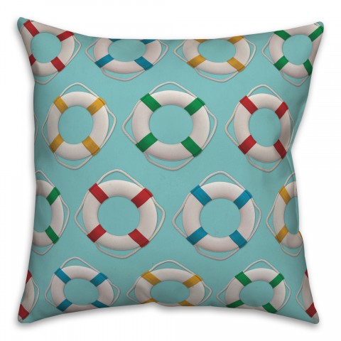 Lifesaver Pattern Pillow