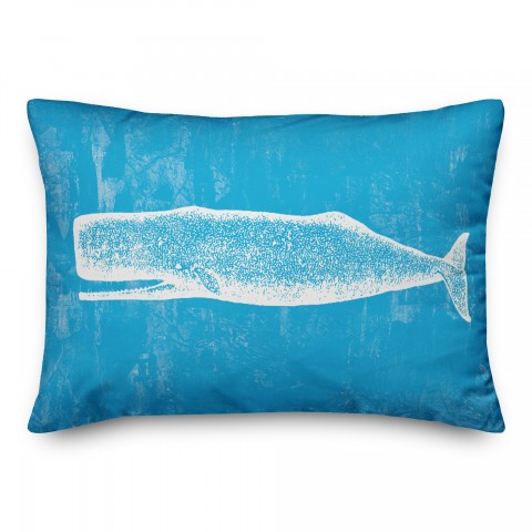 Blue Whale Pillow