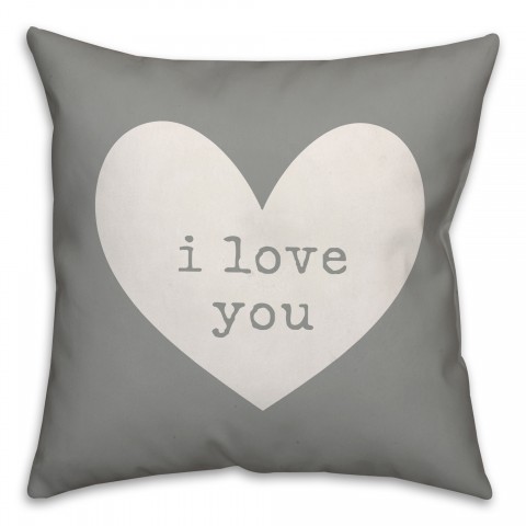 I love You Heart Pillow