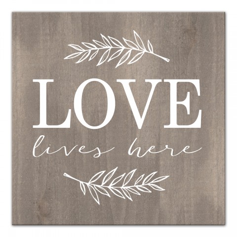 Love Lives Here Wall Art