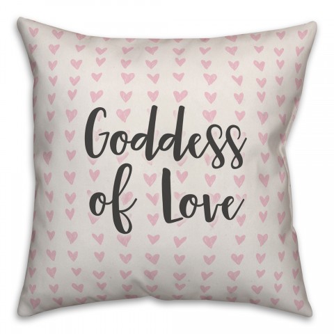 Goddess of Love Spun Poly Pillow