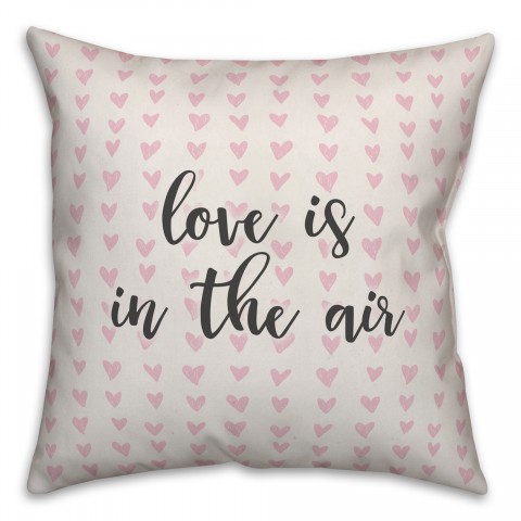 Love Is In The Air Spun Poly Pillow