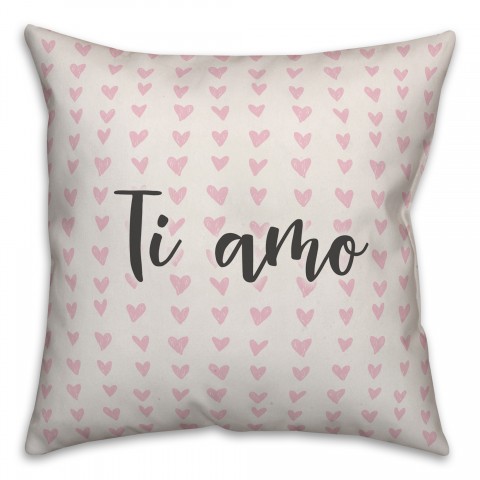 Ti Amo Spun Poly Pillow