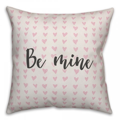 Be Mine Spun Poly Pillow Cover