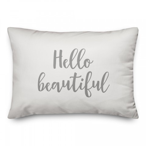 Hello Beautiful  Pillow