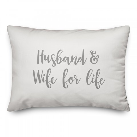 Husband & Wife For Life  Pillow