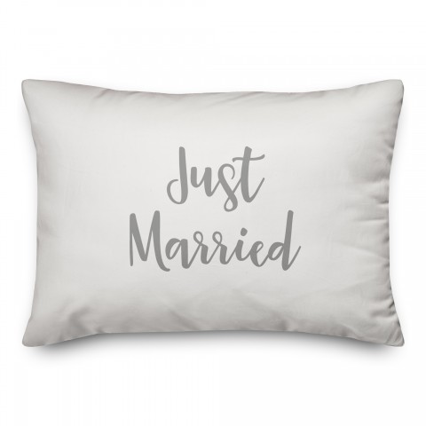 Just Married  Pillow