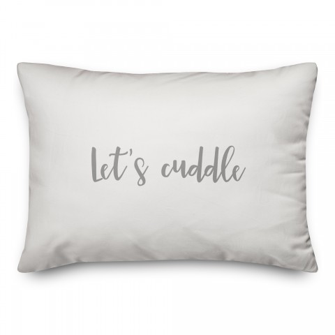 Let's Cuddle  Pillow