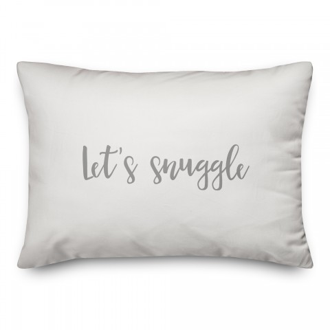 Let's Snuggle  Pillow