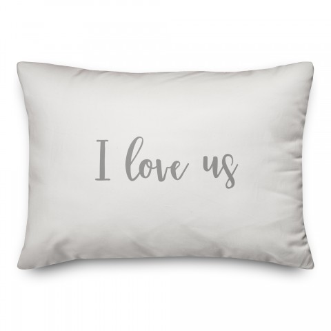 I Love Us  Pillow