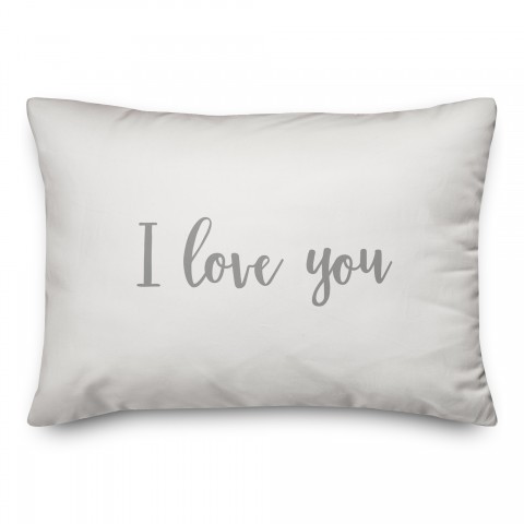 I Love You  Pillow