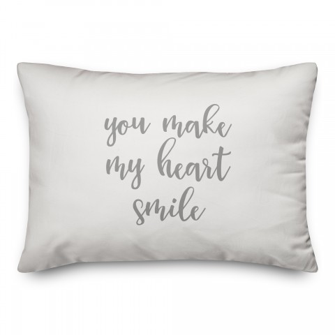 You Make My Heart Smile  Pillow