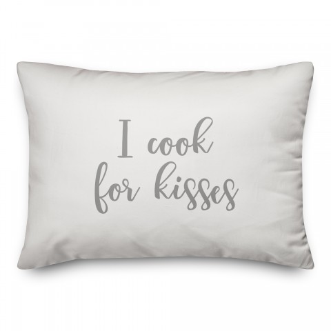 I Cook For Kisses  Pillow