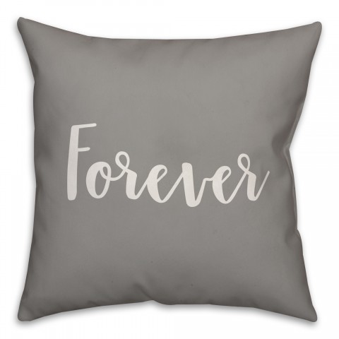 Forever 16x16 Spun Poly Pillow Cover